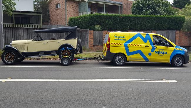 The NRMA says the robotic trailer can tow 80 per cent of cars on the road. Picture: Supplied.