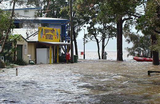 Flooding at Boreen Point | The Courier Mail