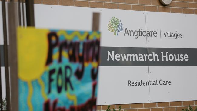 A 93-year-old Newmarch House resident was the 100th person to die from COVID-19 in Australia. Picture: Christian Gilles