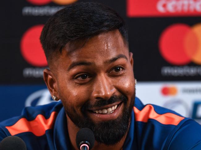 Hardik Pandya ruled himself out of the World Test Championship final. (Photo by Indranil MUKHERJEE / AFP)