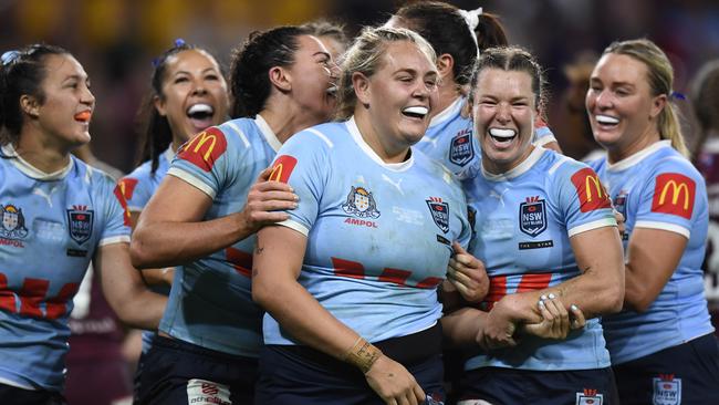 Johnston silenced her online trolls with an incredible performance, including a try, try assist, 9 runs for 92m, 14 tackles, ix tackle busts and two line breaks. Picture: NRL Imagery