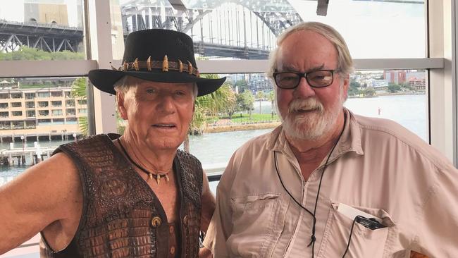 Paul Hogan &amp; Oscar winning cinematographer, Russell Boyd who filmed the original Crocodile Dundee and the #DundeeTourismAd.