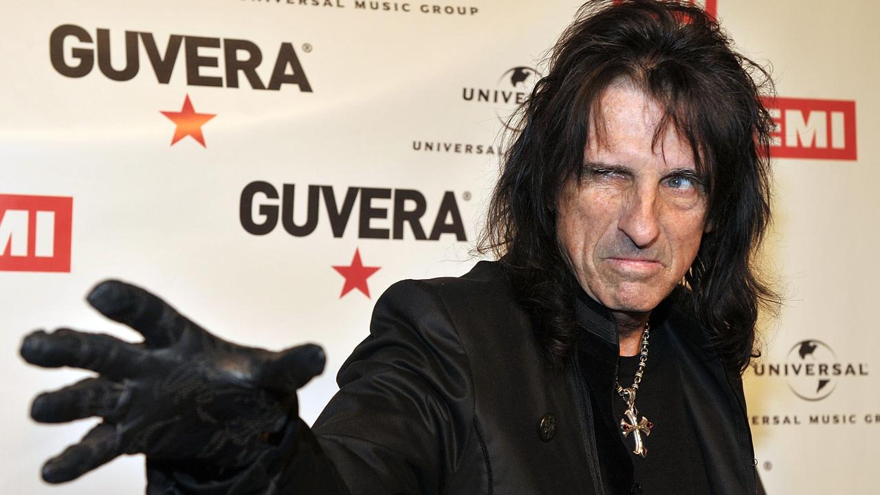 The Guvera founders splashed tens of millions of dollars on flashy, star-studded launches, fronted by artists including Alice Cooper. Picture: Slaven Vlasic/Getty Images