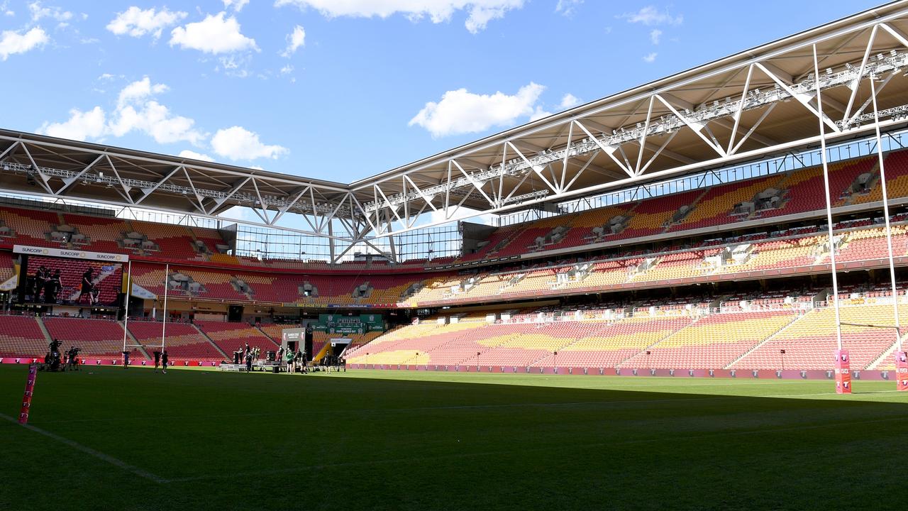 Unvaccinated athletes will be banned from playing at the likes of Suncorp Stadium. Picture: Bradley Kanaris/Getty Images