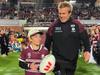 Family blown away after stranger’s act of kindness to young fan