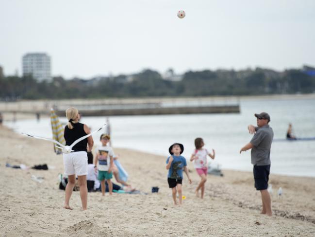 The Easter long weekend was several degrees warmer than average across Victoria. Picture: Nicki Connolly