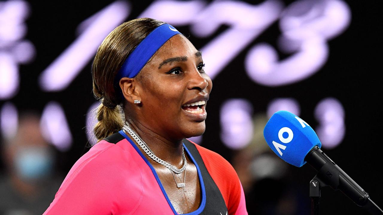 Serena Williams was in fine form during her press conference.