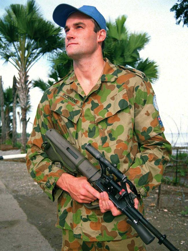 Mark Scrivens served in the Australian Army for over a decade. Picture: supplied 