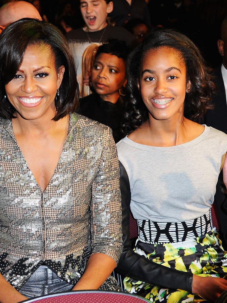 Malia grew up famous because of her dad. Picture: Kevork Djansezian/Getty Images