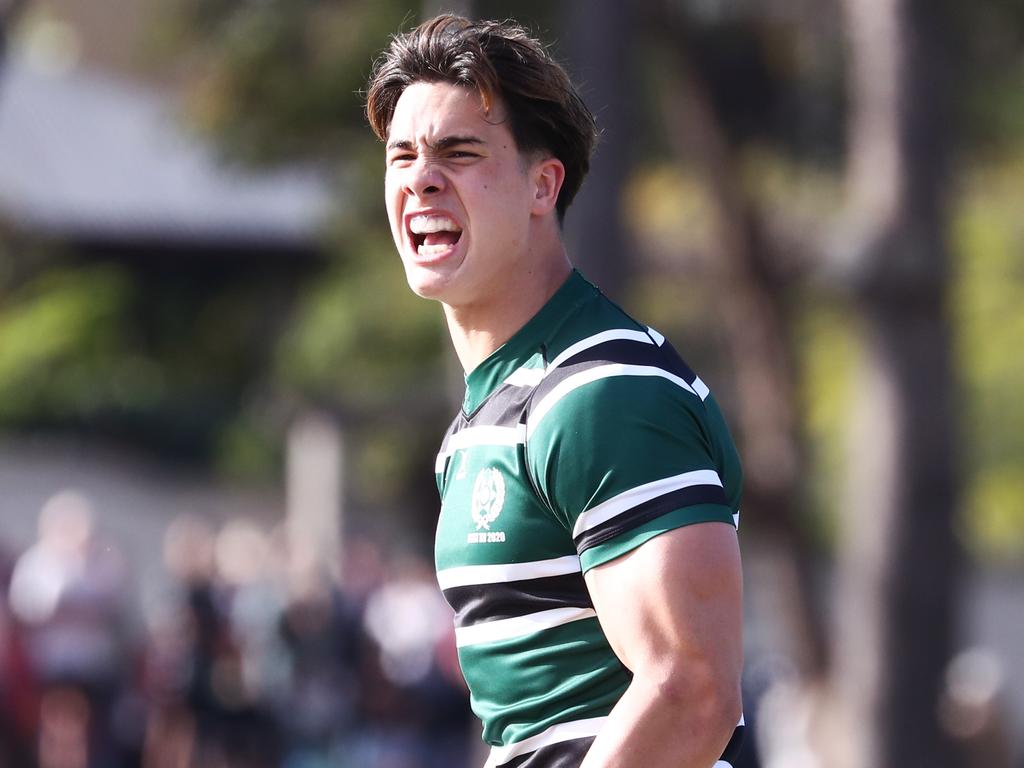 Jack Howarth playing a GPS rugby match for BBC against TSS. Picture: Jason O’Brien