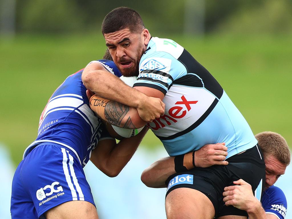 Braden Hamlin-Uele is pushing for a starting spot. Picture: Mark Metcalfe/Getty Images