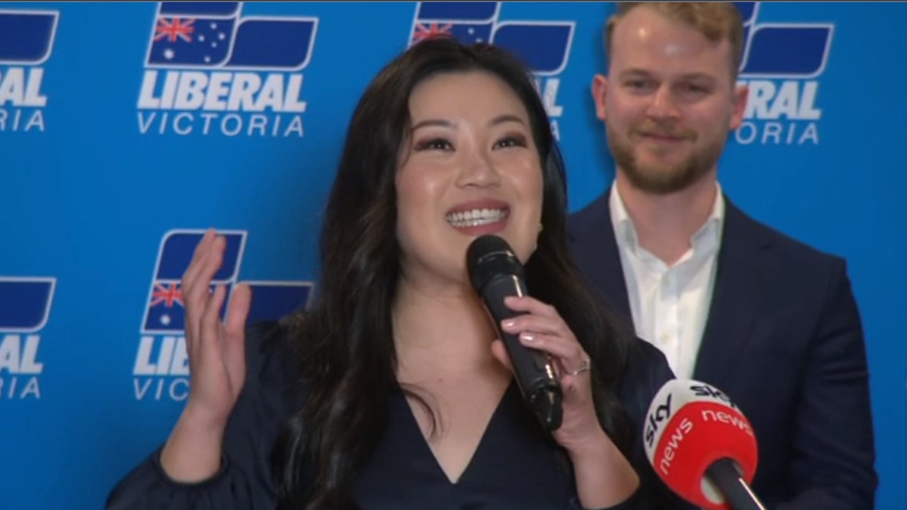 Newly elected Warrandyte MP Nicole Werner delivers by-election victory speech