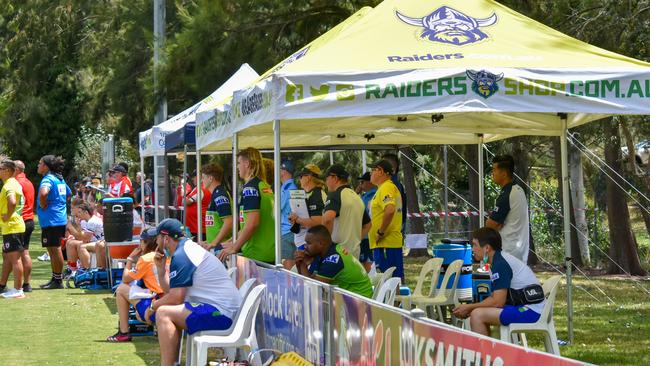 The player dugouts have been moved away from fans at Raiders junior rep games.