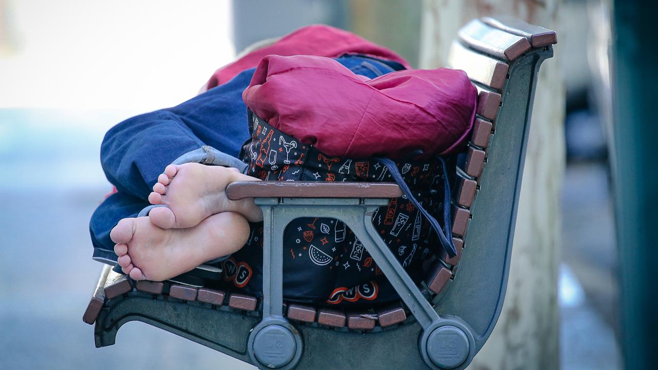 NCA NEWSWIRE BRISBANE AUSTRALIA 18/09/2023
A generic photo of a homeless person rough sleeping
Picture: Glenn Campbell/NcaNewsWire