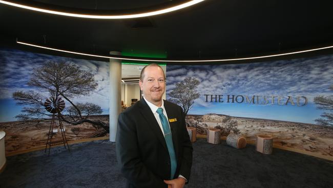 The Winton Centre at A.B. Paterson College had its official opening in 2019 – pictured is Brian Grimes, principal at the time. Picture Glenn Hampson