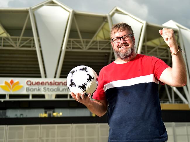 Ross Pettigrew is excited for a Crystal Palace v Brisbane Roar game to be played at Queensland Country Bank Stadium in Townsville