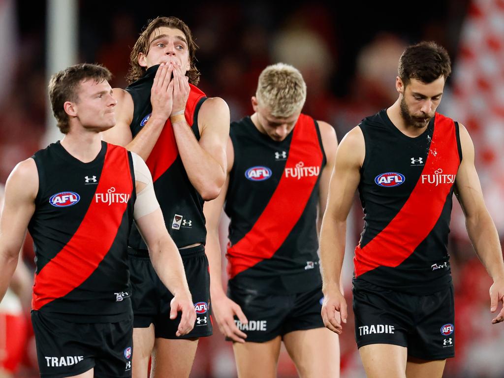 The Bombers won’t play finals this year. Picture: Getty Images