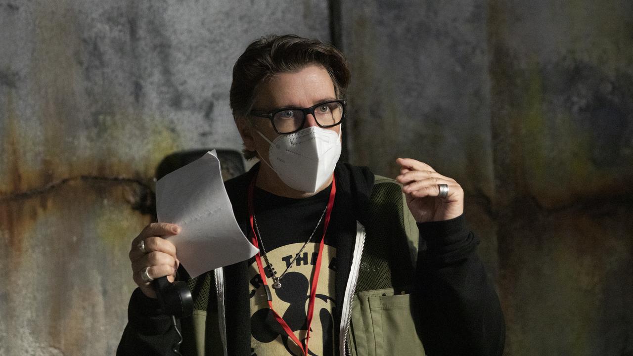 Scott Derrickson on the set of The Black Phone. Picture: Universal