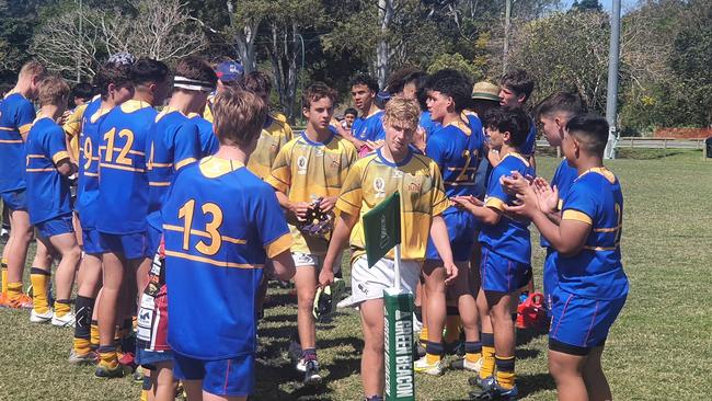 The Sydney v Brisbane Junior rugby matches. Pics: Facebook