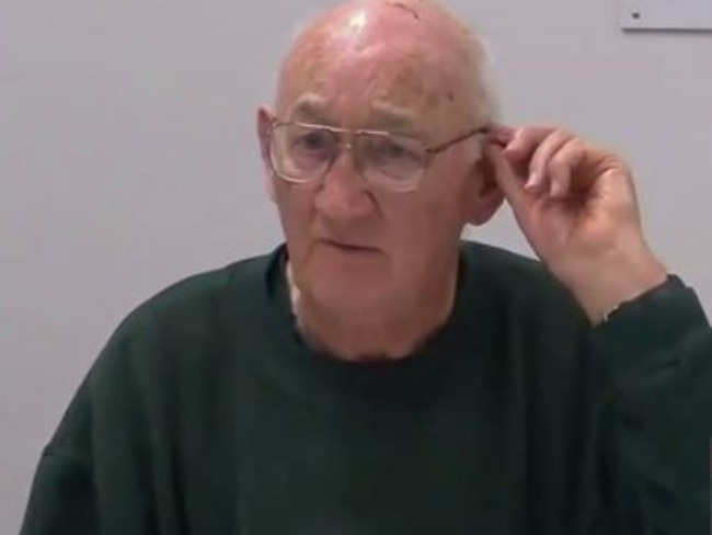 Gerald Ridsdale gives evidence to the Royal Commission in 2015.