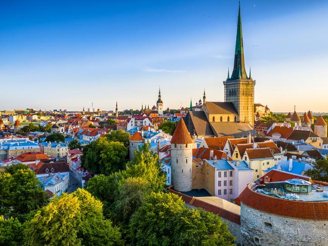 Tallinn old town cityscape at sunset. Estonia.Escape 18 May 2025Doc HolidayPhoto - iStock
