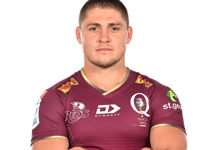 BRISBANE, AUSTRALIA - JANUARY 27: James O'Connor poses during the Queensland Reds Super Rugby 2022 headshots session at Suncorp Stadium on January 27, 2022 in Brisbane, Australia. (Photo by Bradley Kanaris/Getty Images for Rugby Australia)