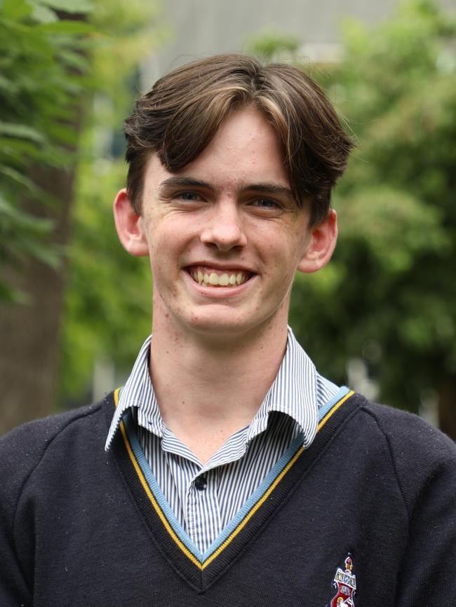 Supplied Editorial Tom Gazard, School Captain, Canberra Grammar School