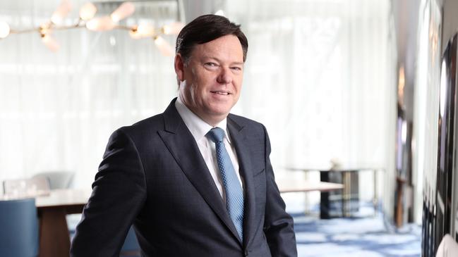 Crown chief Steve McCann at Barangaroo in Sydney. Picture: Richard Dobson