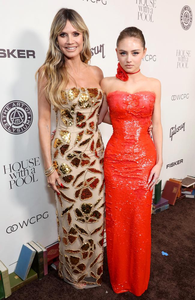 Heidi Klum and Leni Klum attend The Art of Elysium's 25th Anniversary HEAVEN Gala. Picture: Randy Shropshire/Getty Images for The Art of Elysium