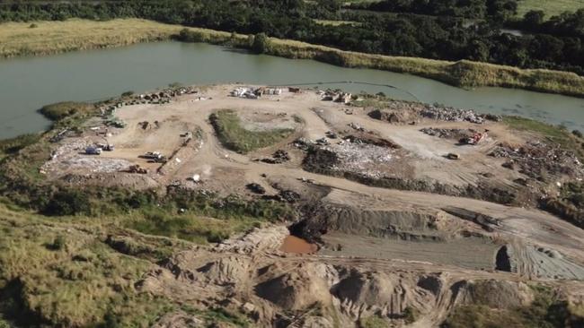 The Northern Sands quarry was used as a dump site for one million cubic tonnes of dredge spoils. PICTURE: SUPPLIED