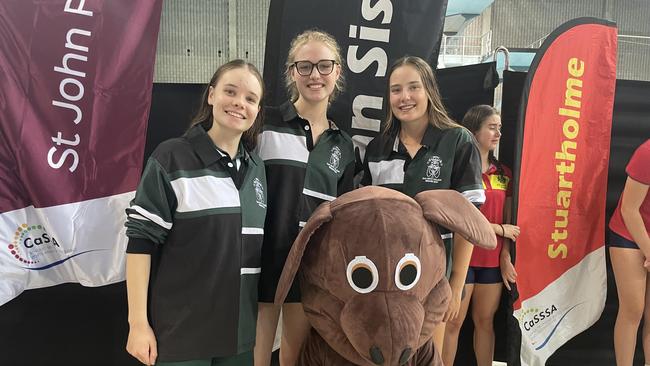 THe San Sisto school swimming captains led by example.
