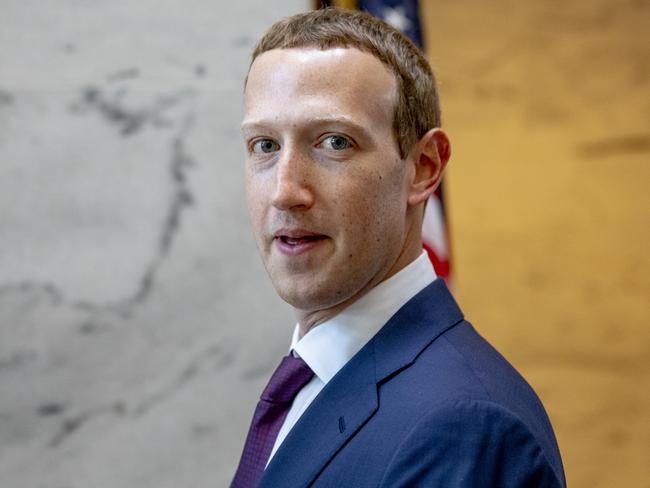 WASHINGTON, DC - SEPTEMBER 19: Facebook founder and CEO Mark Zuckerberg leaves a meeting with Senator John Cornyn (R-TX) in his office on Capitol Hill on September 19, 2019 in Washington, DC. Zuckerberg is making the rounds with various lawmakers in Washington today. (Photo by Samuel Corum/Getty Images)