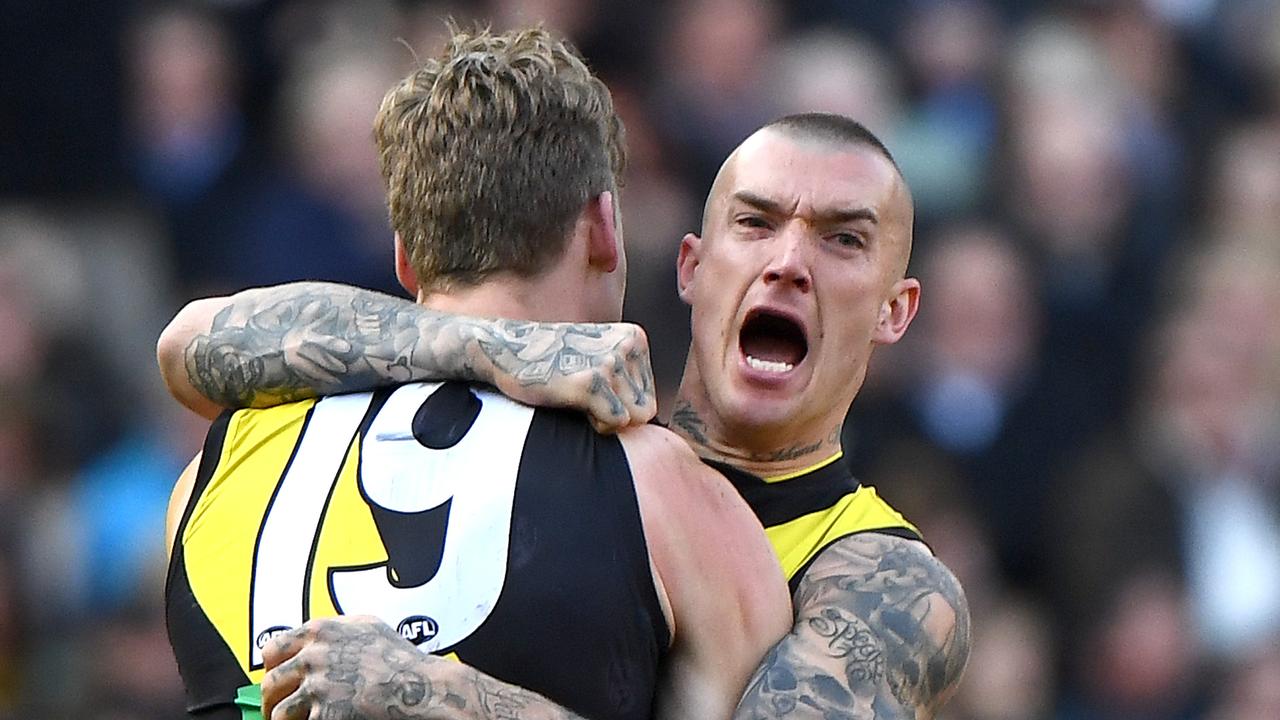 Dustin Martin was simply awesome. Photo: Quinn Rooney/Getty Images