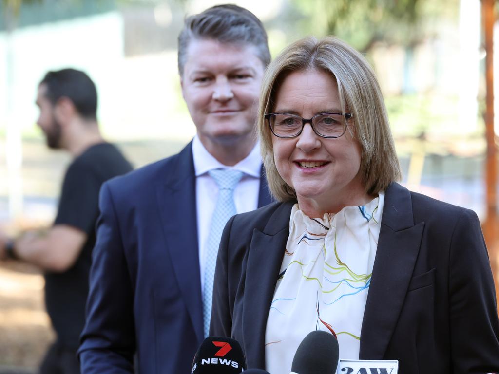 Ben Carroll says Jacinta Allan is doing a great job in difficult circumstances. Picture: David Crosling