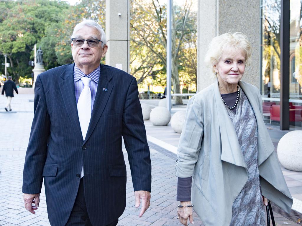 Former senator Brian Burston and his wife Rosalyn. Picture: NewsWire / Monique Harmer