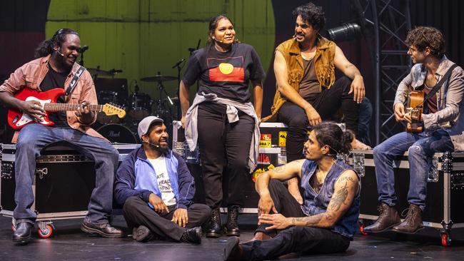 A scene from Big Name, No Blankets at the Sydney Festival. Picture: Brett Boardman