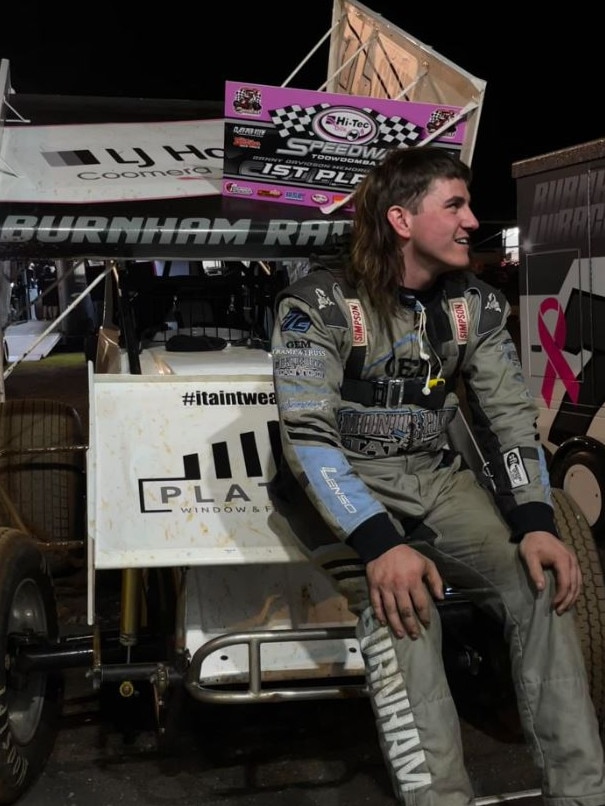 Sprintcar driver Tyler Burnham. Picture: Supplied