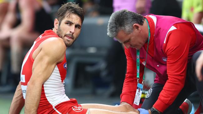 Josh Kennedy is one of many injured stars at the Swans. Picture: Getty Images