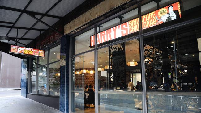 Harry's Singpore Chilli Crab in Elizabeth Street, Sydney. Picture: John Appleyard