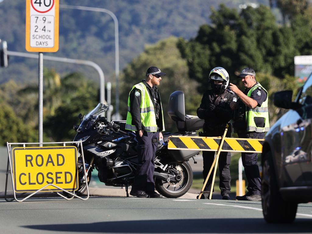 Police negotiators were called in. Picture: Nigel Hallett