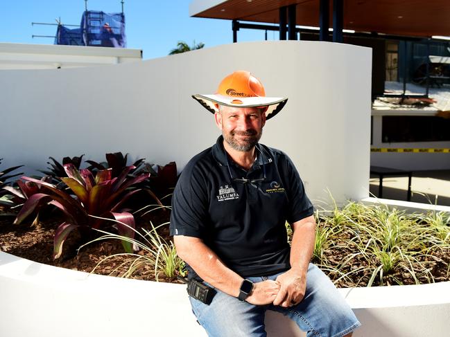 Seaview Hotel general manager Jason Schell, provides an update on the venue's upgrade. Picture: Alix Sweeney