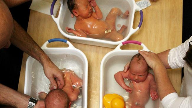 New borns at Royal Hospital for Women at Randwick.