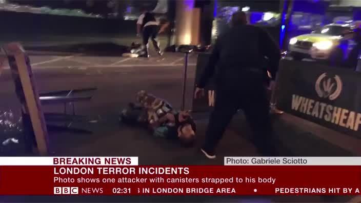 BBC speak with man who took photo of alleged London attackers