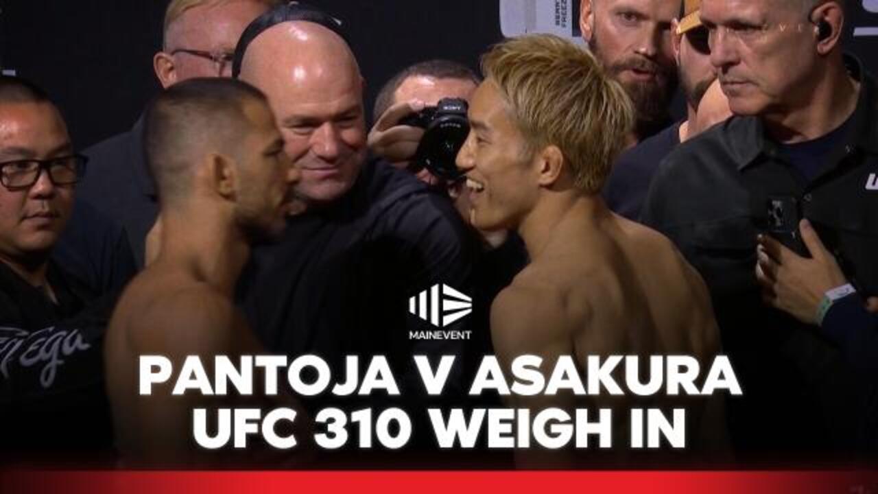 UFC 310 Official Weigh Ins