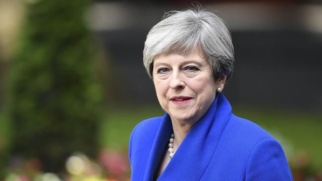 Former British prime minister Theresa May. Picture: Getty Images