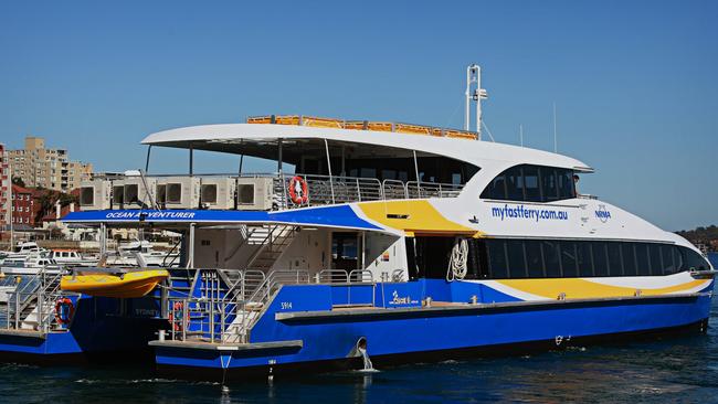 The Manly Fast Ferry Ocean Adventurer. Photo Manly Daily