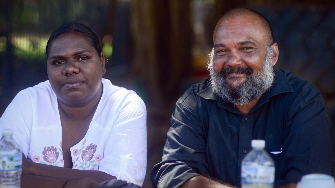 Michael Maymuru (right). Impact Norths Ral-Manapanmirr event brought together Yolngu entrepreneurs, Aboriginal corporations, government entities, and community leaders.