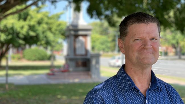 Timothy Patton, the son of serviceman Cyril Patton and the grandson of John Patton, is proud of his family's service to Australia. Picture: Duncan Evans