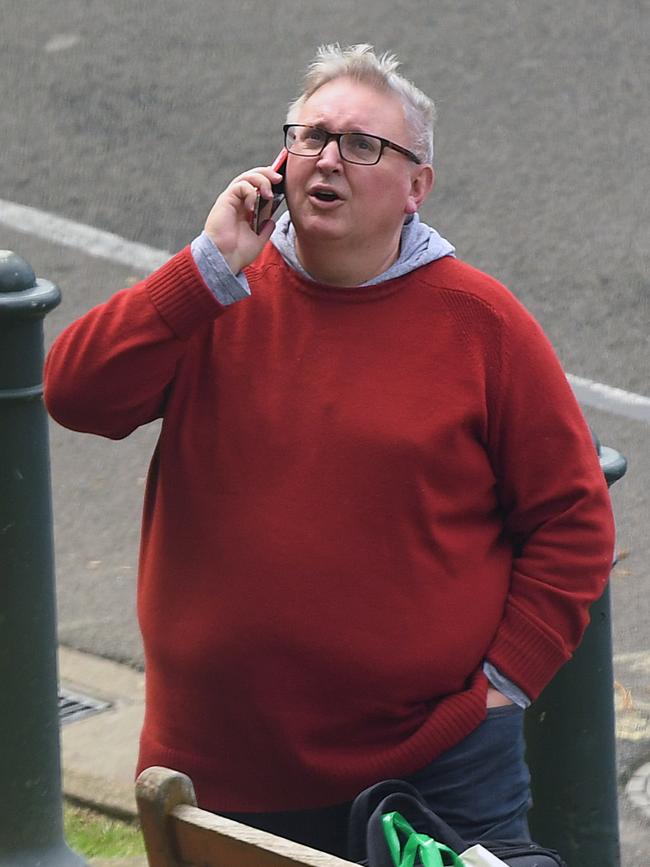 Former arts minister Don Harwin outside Parliament House on Wednesday, May 27. Picture: AAP