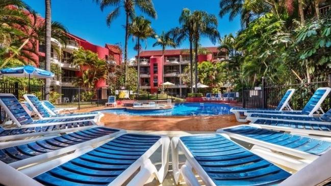 Schoolies.com is showing availability from as low as $645 per person for a two-bedroom unit at Enderley Gardens in the first week. Picture: Schoolies.com